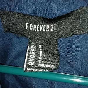 Navy blue crop jacket